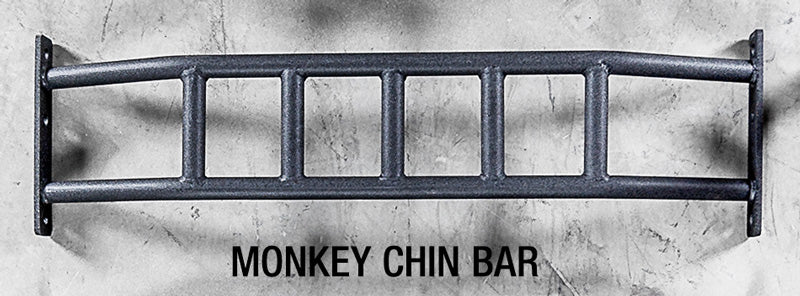 elitefts 3X3 Basic Collegiate Power Rack Monkey Chin Bar-all-groups
