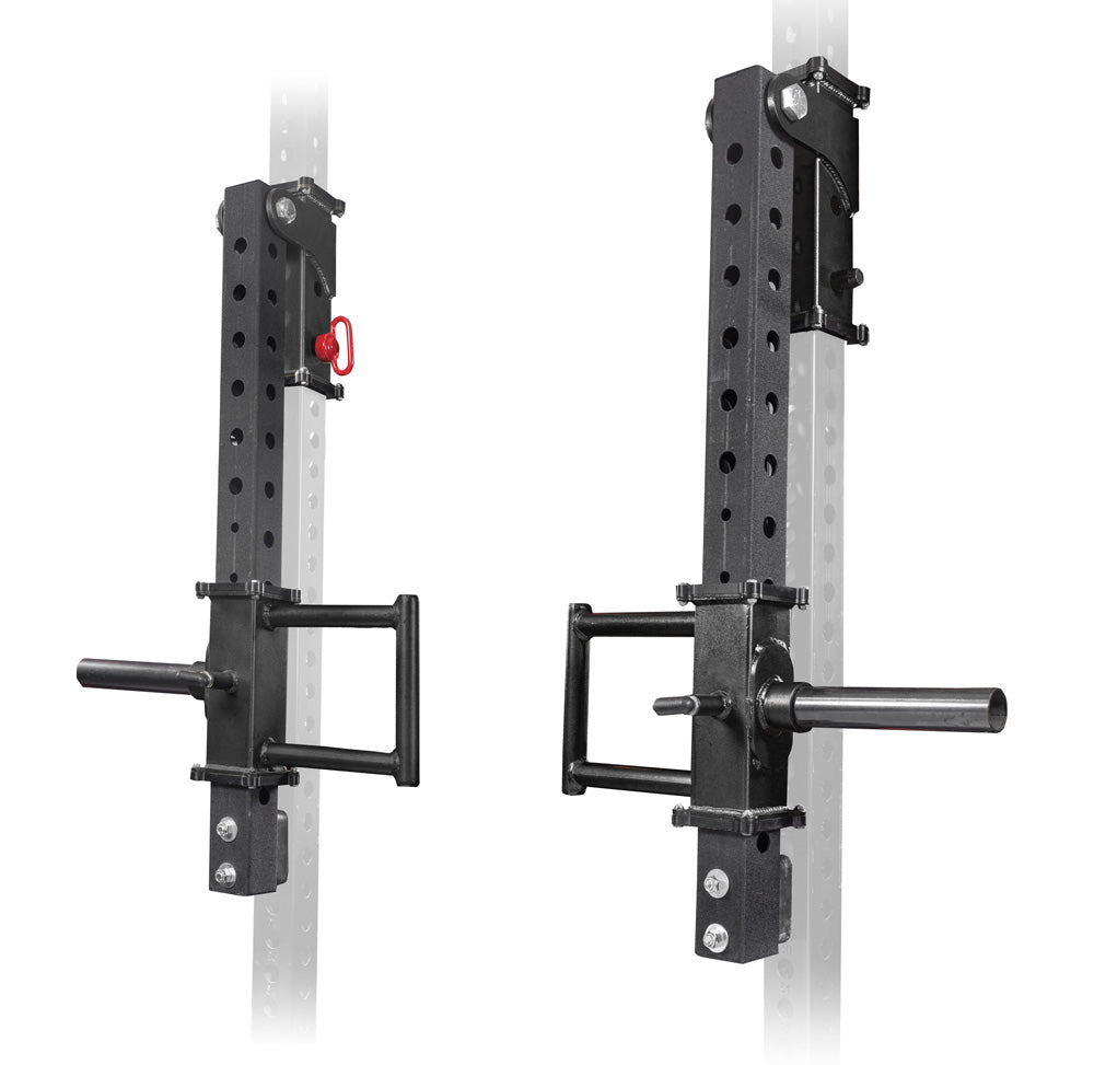 jammer arms on demonstration rack