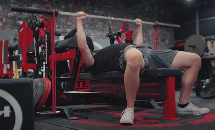 using mini bands for bench