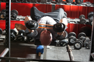 Micro band used for triceps extensions
